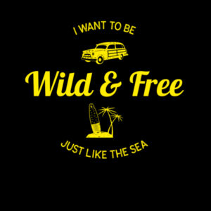 Wild & Free Black Design