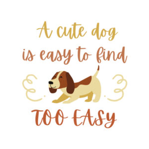 Cute Dog Design